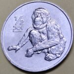 NORTH KOREA 1/2 CHON MONKEY