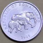 SOMALILAND 5 SHILLINGS ELEPHANT