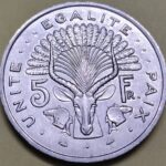 DIJIBOUTI 5 FRANC ALUMINIUM