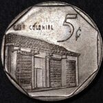 CUBA 5 CENTAVOS COLONIAL