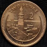 GIBRALTAR 2 PENCE TOWER