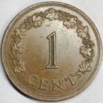 MALTA 1 CENT 1957