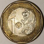 SINGAPORE 1 DOLLAR BI-METAL