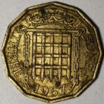 THREE PENCE ELIZABETH GC