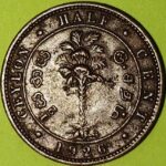 CEYLON HALF CENT GEORGE V