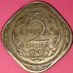 2 ANNAS GEORGE VI COPPER NICKEL