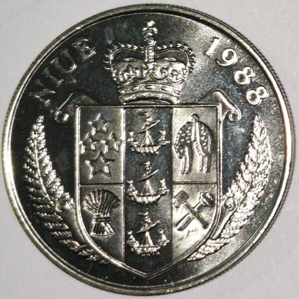 NIUE ISLANDS 5 DOLLARS