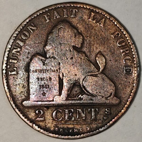 BELGIUM 2 CENTIMES