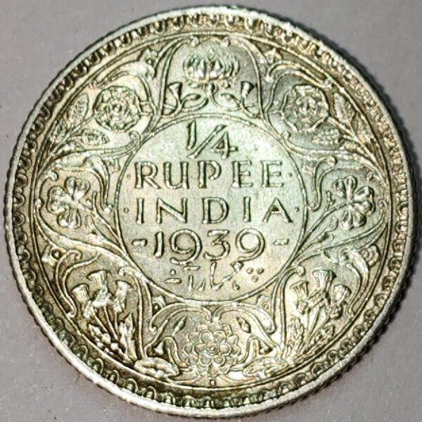 1/4 RUPEE 1939 G6