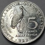 BURUNDI 5 FRANC YELLOW BILLED