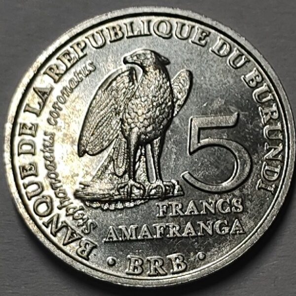 BURUNDI 5 FRANC EAGLE