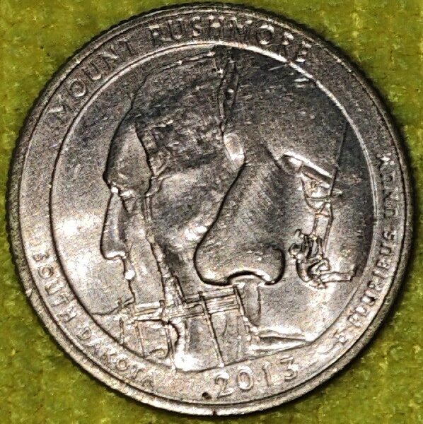 US PQ 1/4 DOLLAR MOUNT RUSHMORE