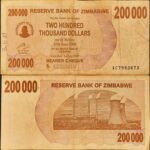 ZIMBABWE 200000 DOLLARS