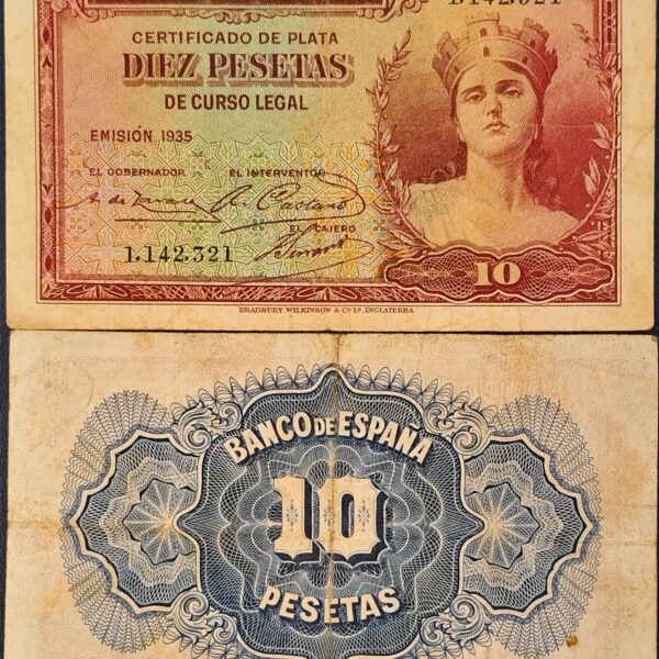 10 PESETAS SPAIN