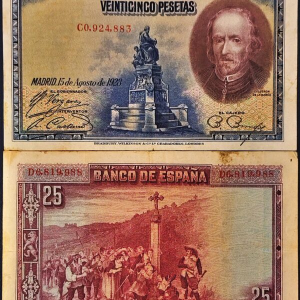 25 PESETAS SPAIN