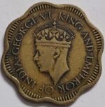 CEYLON 10 CENTS G VI - Image 2