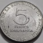 BURUNDI 5 FRANCS