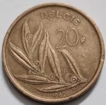 BELGIUM 20 FRANC - DUTCH TEXT