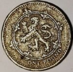 ONE POUND UK - SCOTTISH LION