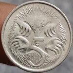 AUSTRALIA 5 CENTS 4TH PORTRAIT