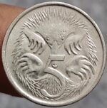 AUSTRALIA 5 CENTS 4TH PORTRAIT