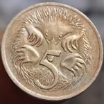 AUSTRALIA 5 CENTS 2ND PORTRAIT