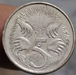 AUSTRALIA 5 CENTS 6TH PORTRAIT